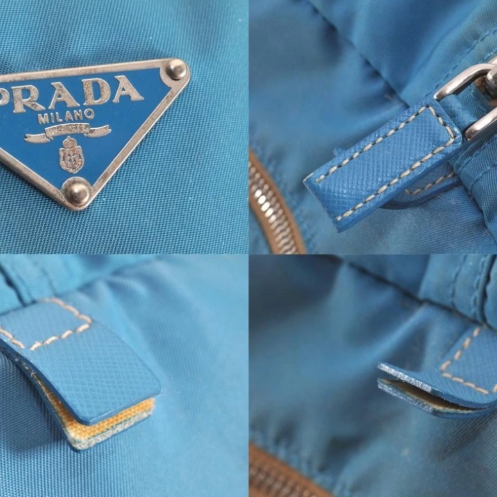 💯Auth. PRADA TESSUTO BOSTON BAG - Picture 10 of 13